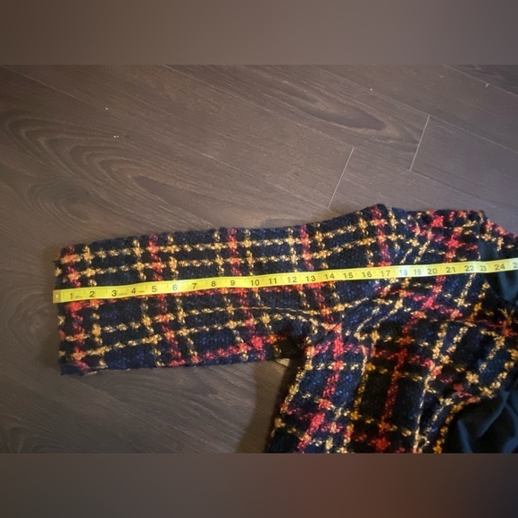 A New Day Cropped Tweed Fringed Plus Size Jacket/Blazer - Picture 8 of 13